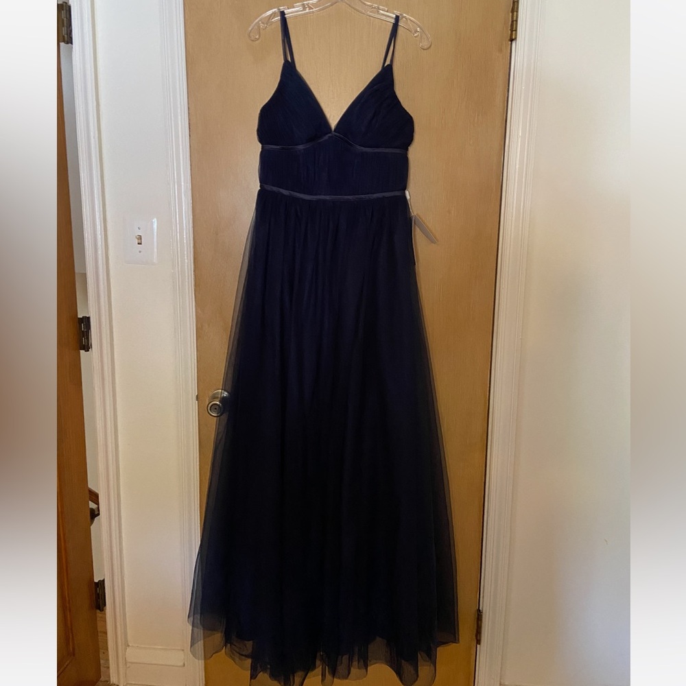 Elegant Navy Blue Gown